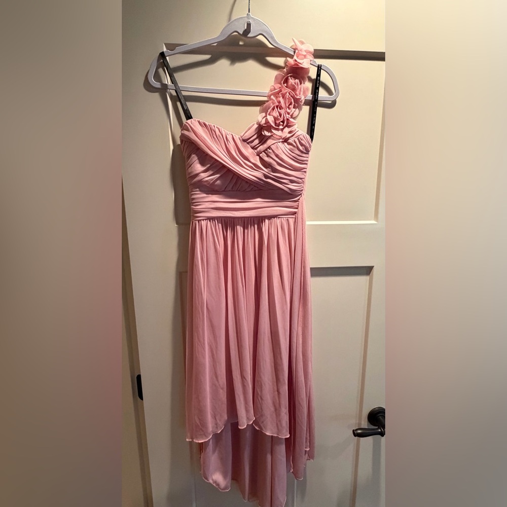 Elegant Pink Off-Shoulder Dress
